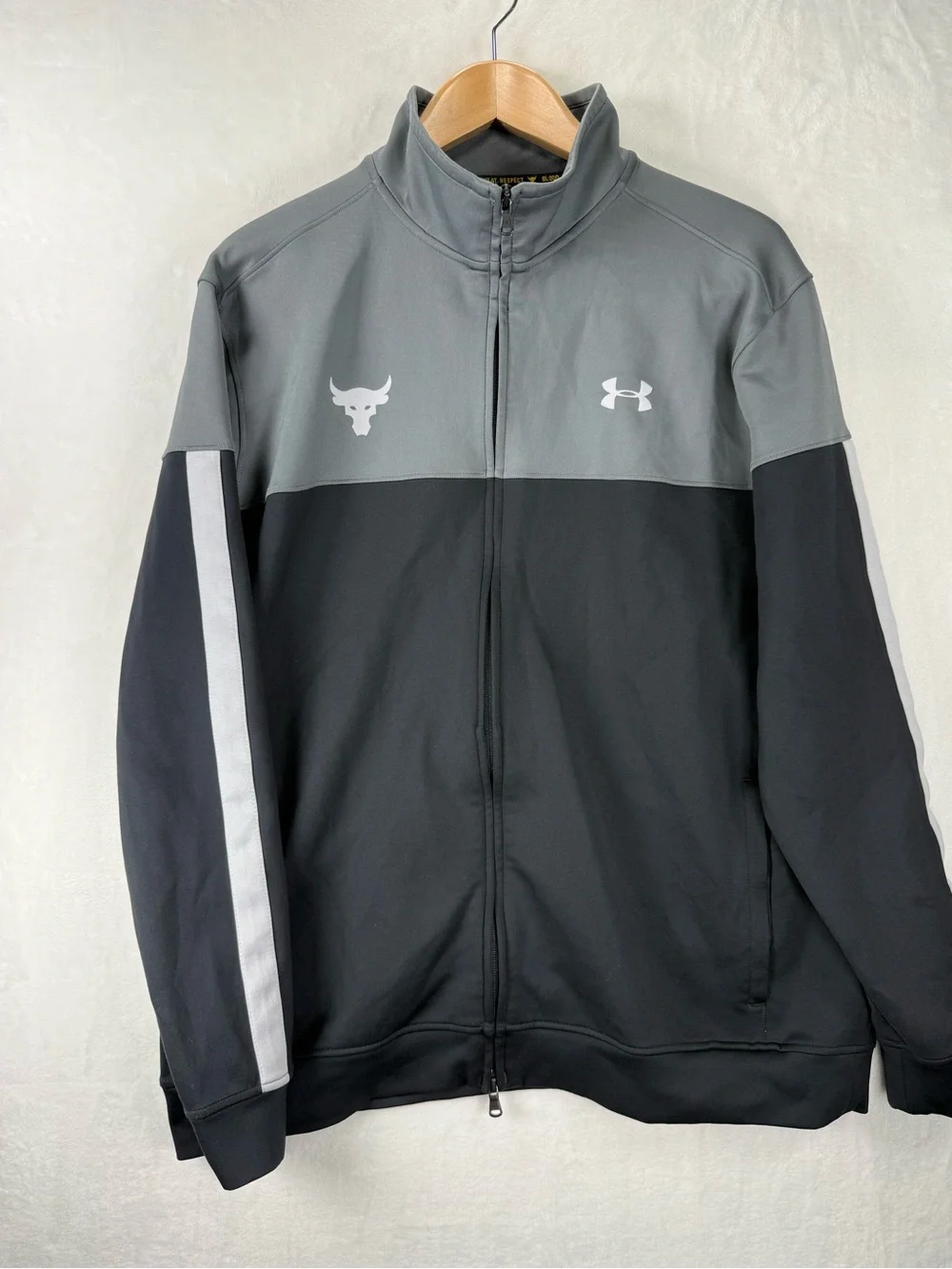 Under Armour Project Rock Blood Sweat Respect Track Jacket XL